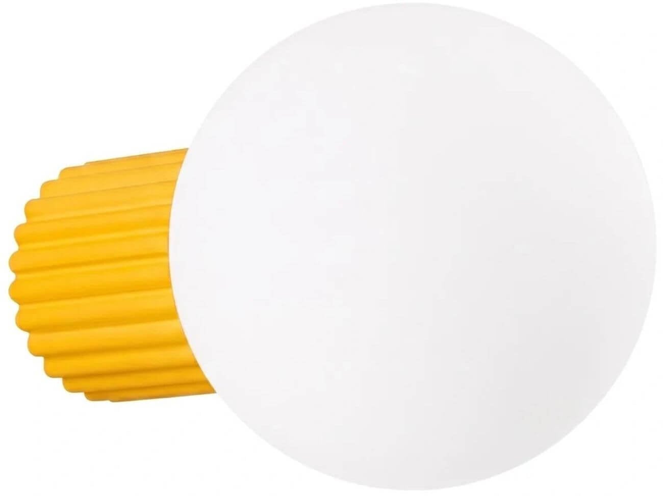 Sollux Lighting Halo nástěnné svítidlo 1x8 W bílá-žlutá SL.2391