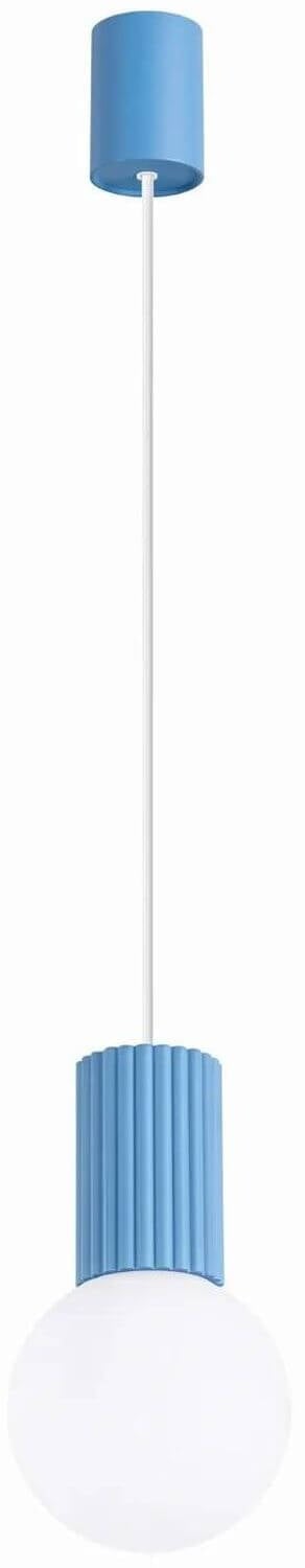 Sollux Lighting Halo závěsné svítidlo 1x8 W bílá-modrá SL.2402