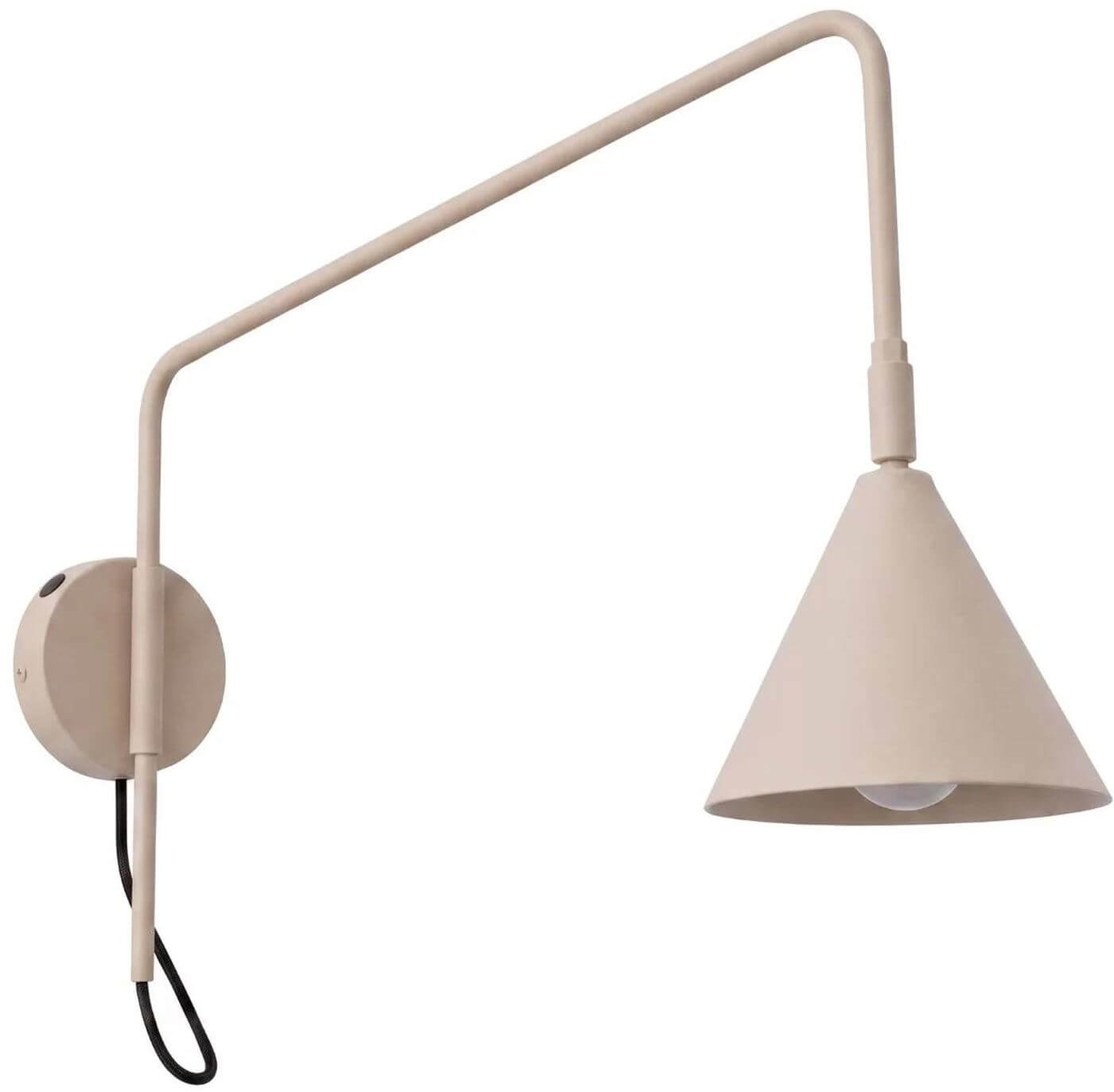 Sollux Lighting Nox nástěnné svítidlo 1x10 W šedá SL.2497