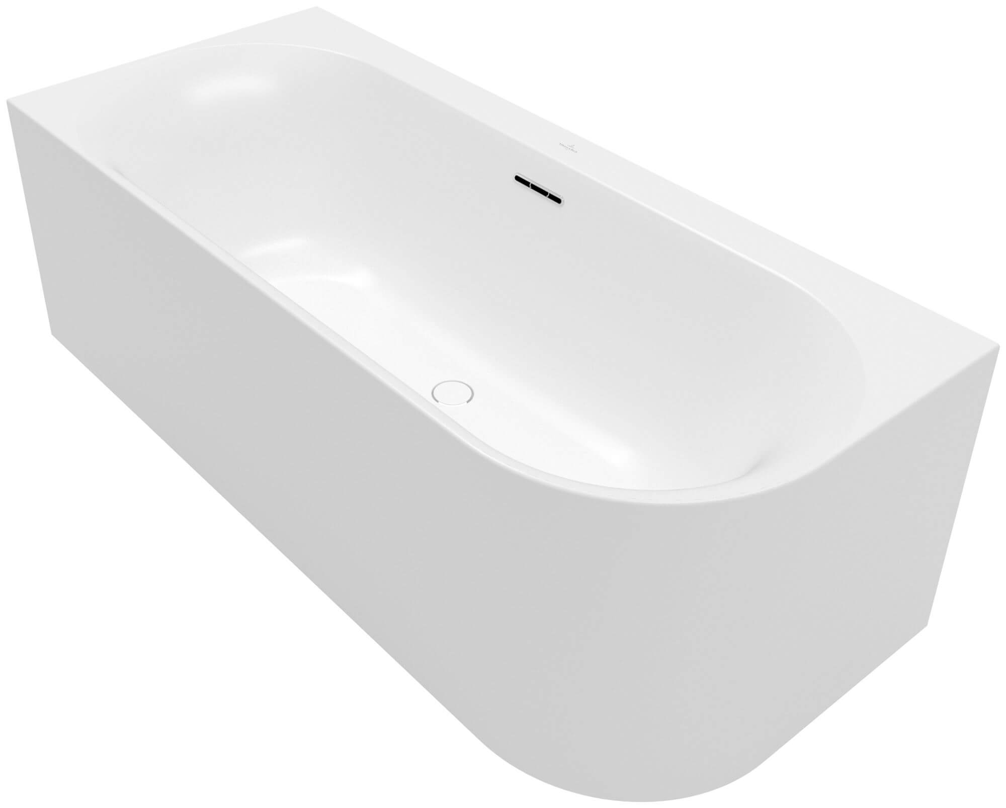 Villeroy & Boch Loop & Friends vana ke stěně 180x80 cm oválná bílá UBA180LOF9CL00V-RW