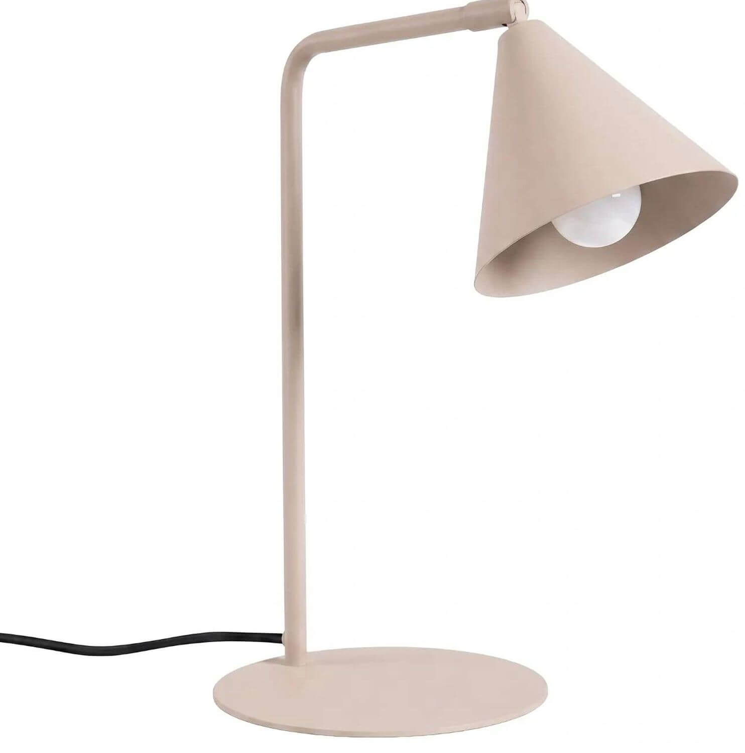Sollux Lighting Nox stolní lampička 1x10 W šedá SL.2572