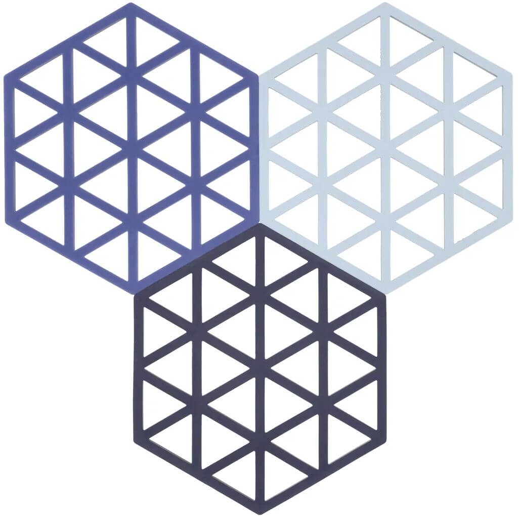 Zone Denmark Triangles kuchyňský stojánek xx cm modrá 36858