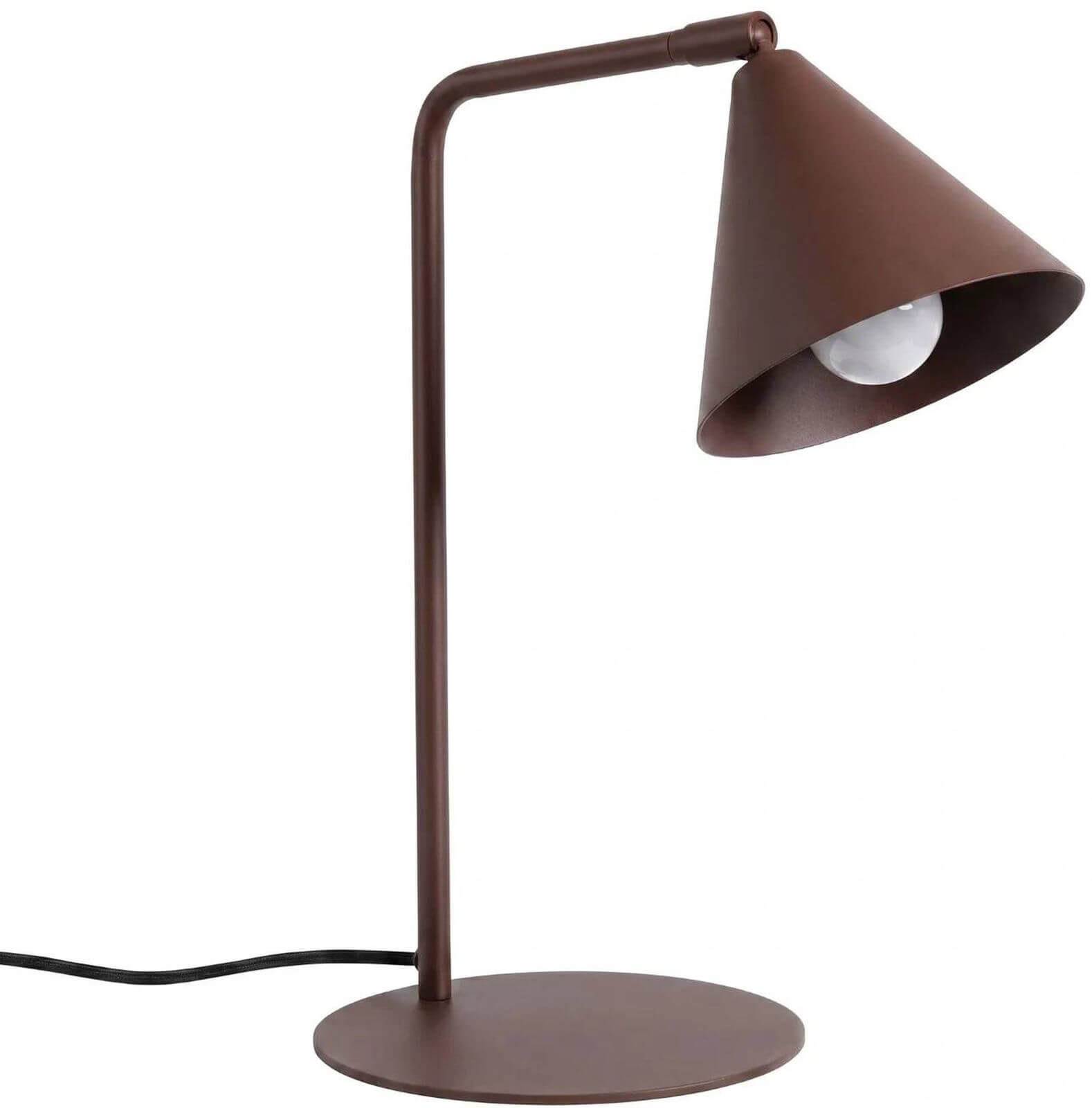 Sollux Lighting Nox stolní lampička 1x10 W hnědá SL.2579