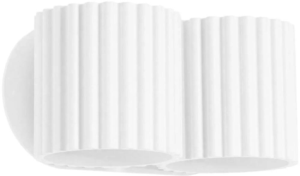 Sollux Lighting Aura nástěnné svítidlo 2x8 W bílá SL.2596