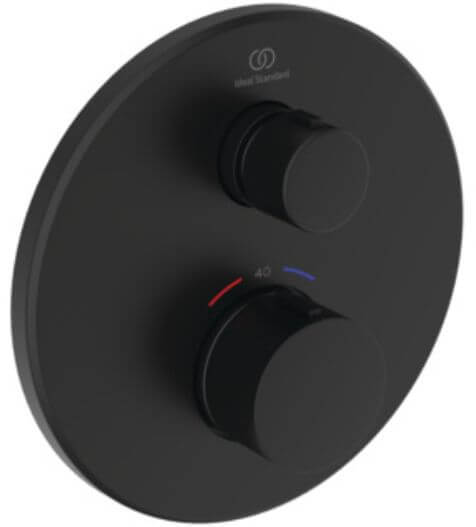 Ideal Standard Ceratherm Navigo sprchová baterie pod omítku s termostatem černá A8578XG