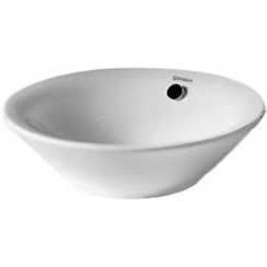 Duravit Starck 1 umyvadlo 53x53 cm kolo na pult bílá 0408530000