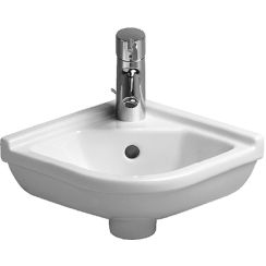 Duravit Starck 3 umyvadlo 43x38 cm rohová klasický bílá 0752440000