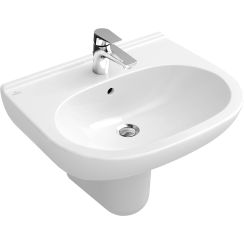 Villeroy & Boch O.Novo umyvadlo 55x45 cm půlkruhový klasický bílá 51605501