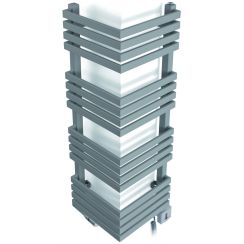 Terma Outcorner koupelnový radiátor designově 73.5x30 cm bílá WGQON073030K916SX