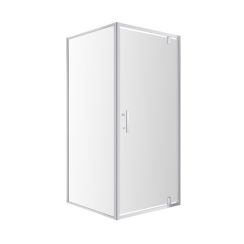 Omnires S90 sprchový kout 90x90 cm čtvercový chrom lesk/průhledné sklo S-90KCRTR