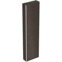 Geberit Acanto skříňka 45x17.4x173 cm boční závěsné černá 500.637.16.1