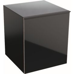 Geberit Acanto skříňka 45x47.6x52 cm boční závěsné černá 500.618.16.1