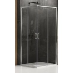 New Trendy Prime sprchový kout 100x80 cm obdélníkový chrom lesk/průhledné sklo D-0294A/D-0299A