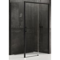 New Trendy Prime sprchový kout 100x80 cm obdélníkový černá polomatný/průhledné sklo D-0317A/D-0128B
