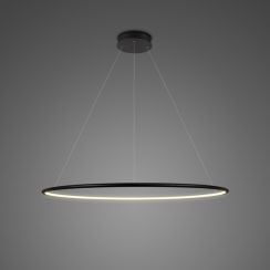 Altavola Design Ledowe Okręgi závěsné svítidlo 1x43 W černá LA073/P_80_in_3k_black