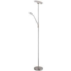 Rabalux Aaron stojací lampa 2x18 W chrom-průhledná 4162