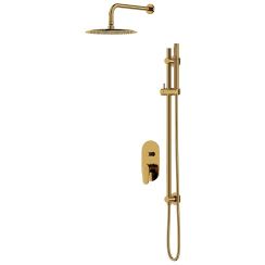 Cersanit Inverto sprchová sada pod omítku zlatá S952-007