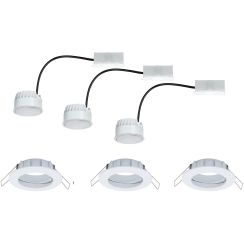 Paulmann LED zapuštěná světla 3x6.8 W bílá 93974