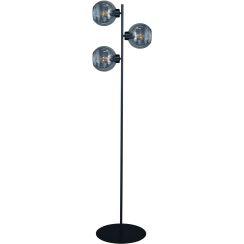 Kaja Aldar stojací lampa 3x60 W černá K-4854