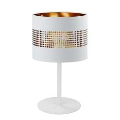 TK Lighting Tago stolní lampa 1x15 W bílá 5056
