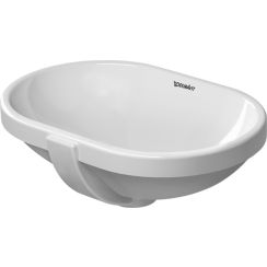 Duravit Foster umyvadlo 43x28 cm oválný pod pult bílá 03364300001