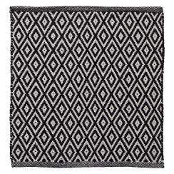 Sealskin Trellis koupelnová podložka 60x60 cm čtvercový černá 800107