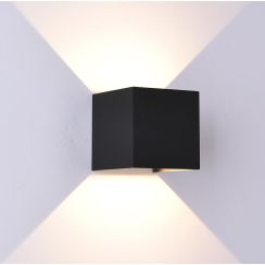 Mantra Davos XL venkovní nástěnné svítidlo 2x10 W černá 7437