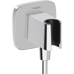 Hansgrohe Fixfit úhlový konektor s držákem WARIANT-chromU-OLTENS | SZCZEGOLY-chromU-GROHE | chrom 26887000