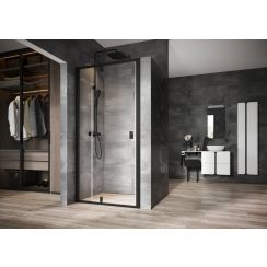 Ravak Nexty sprchové dveře 110 cm sklopné černá matný/průhledné sklo 03OD0300Z1