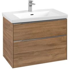 Villeroy & Boch Subway 3.0 skříňka 77.2x46.2x57.6 cm závěsná pod umyvadlo dub C57400RH