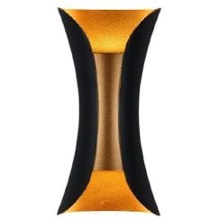 Abigali Black Gold venkovní nástěnné svítidlo 2x5 W černá KMG2X5WW