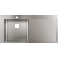 Hansgrohe S 71 ocelový dřez 104.5x51 cm 43331800