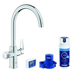 Grohe Blue startovací sada s kuchyňskou baterií stojící StarLight Chrome 30593000