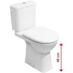 Jika Deep by Jika kompaktní záchodová mísa pro osoby se zdravotním postižením bílá H8236170000001