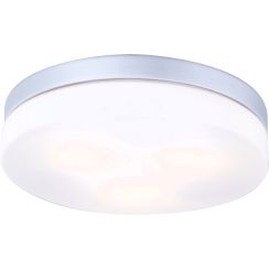 Globo Lighting Vranos venkovní nástěnné svítidlo 3x60 W stříbrná 32113