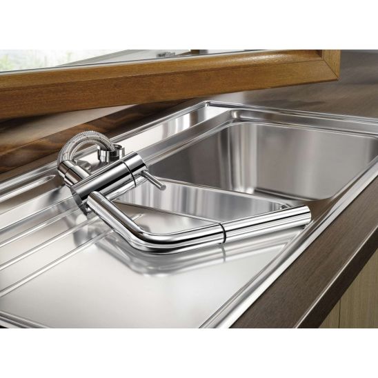 Sada granitový dřez Blanco Etagon 700-U 525891, kuchyňská baterie Blanco Linus-S-F 514023