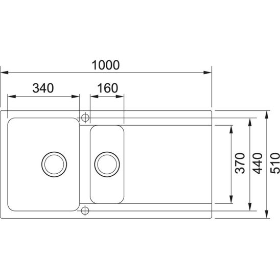 Sada kuchyňská baterie Grohe Minta 32168000, dřez Tectonite Franke Orion 114.0286.461