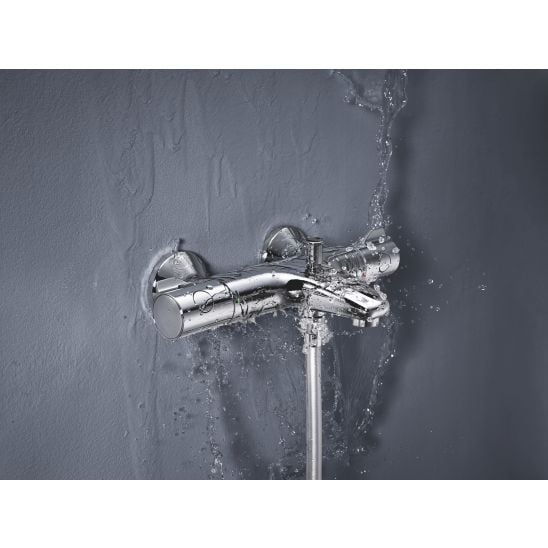 Sada sprchová sada Grohe New Tempesta 26381001, vanová baterie Grohe Grohtherm 800 34567000