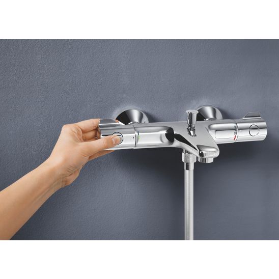 Sada sprchová sada Grohe New Tempesta 26381001, vanová baterie Grohe Grohtherm 800 34567000