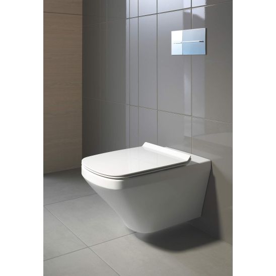 Sada WC mísa se sedátkem s pomalým sklápěním Duravit DuraStyle 45510900A1, podomítkový WC modul Duravit DuraSystem WD1011000000, WD5001011000