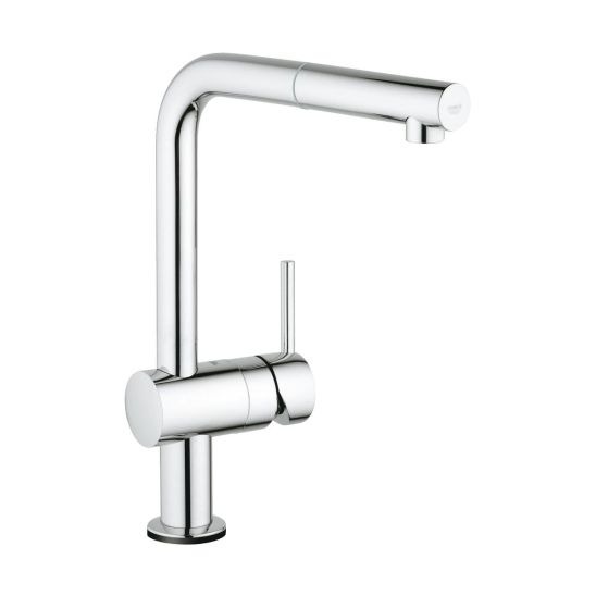 Sada kuchyňská baterie Grohe Minta 31360001, granitový dřez Grohe K700 31654AP0