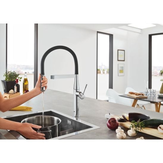 Sada kuchyňská baterie Grohe Essence 30294000, granitový dřez Grohe K700 31654AP0