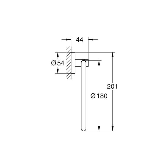 Sada splachovací tlačítko Grohe Skate 38732GN0, záchodová štětka Grohe Essentials 40374GN1, 40367GN1, 40369GN1, 40365GN1, 40394GN1, 40364GN1