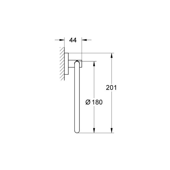 Sada záchodová štětka Grohe Essentials 40374DL1, držák na toaletní papír Grohe Essentials 40367DL1, 40369DL1, 40365DL1, 40394DL1, 40364DL1