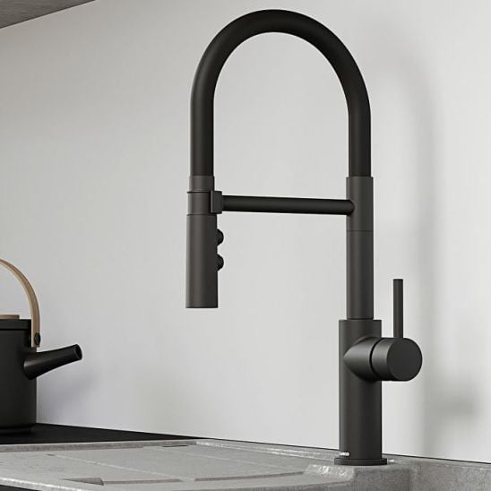 Sada granitový dřez Blanco Subline 700-U Level 526004, kuchyňská baterie Blanco Catris-S Flexo 525793