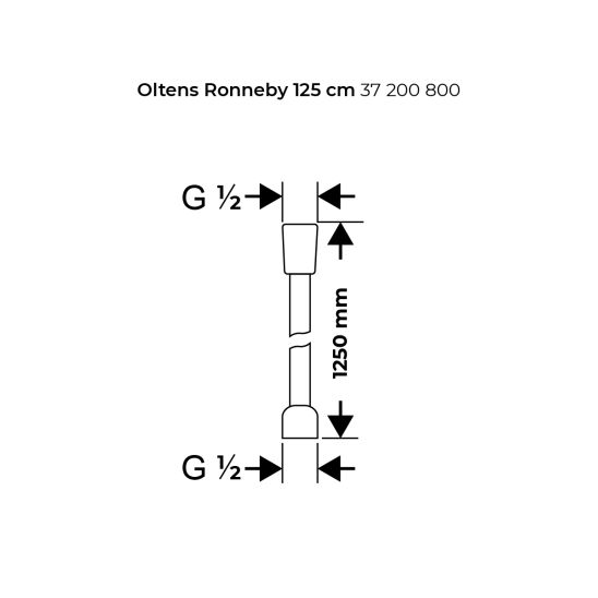 Sada hlavová sprcha Oltens Vindel 37000810, vanová baterie Oltens Molle 34100810, 39400810, 39304810, 37102810, 37200800