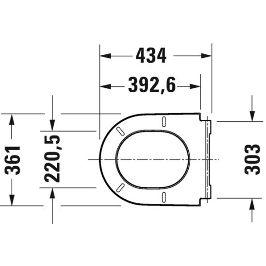 Sada záchodová mísa Duravit D-Neo 25880900001, záchodové prkénko Duravit D-Neo 0021690000