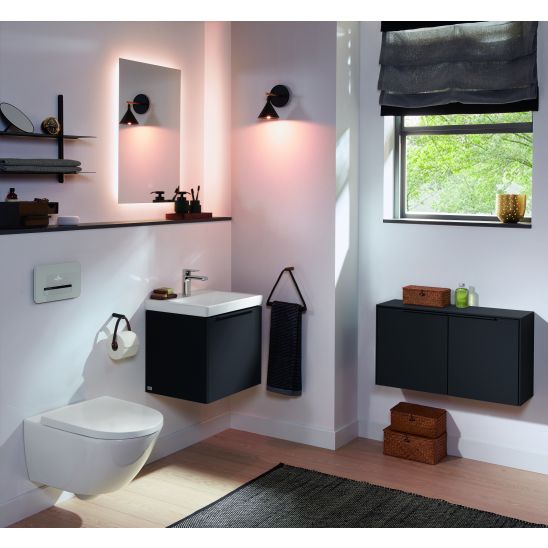 Sada sada mísa+prkénko Villeroy & Boch Subway 3.0 4670TS01, podomítkový WC modul Villeroy & Boch ViConnect 92246100, 922490AN