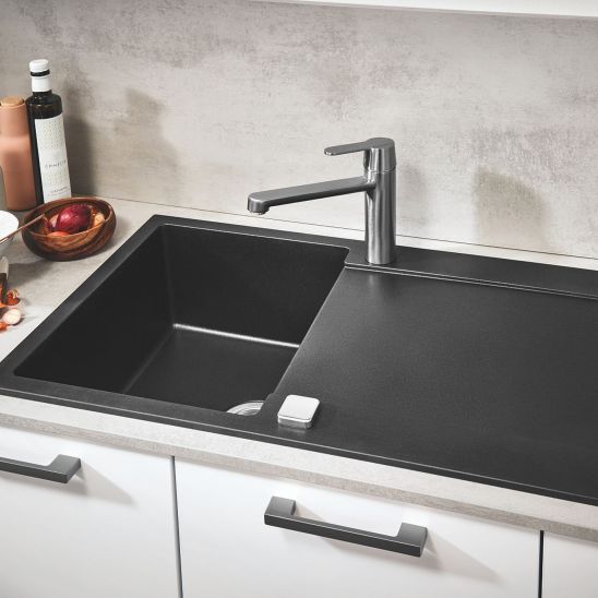 Sada granitový dřez Grohe K500 31644AP0, kuchyňská baterie Grohe Start 30531DC1