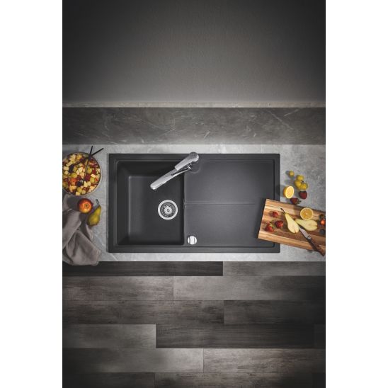 Sada kuchyňská baterie Grohe Zedra 32294002, granitový dřez Grohe K400 31640AP0